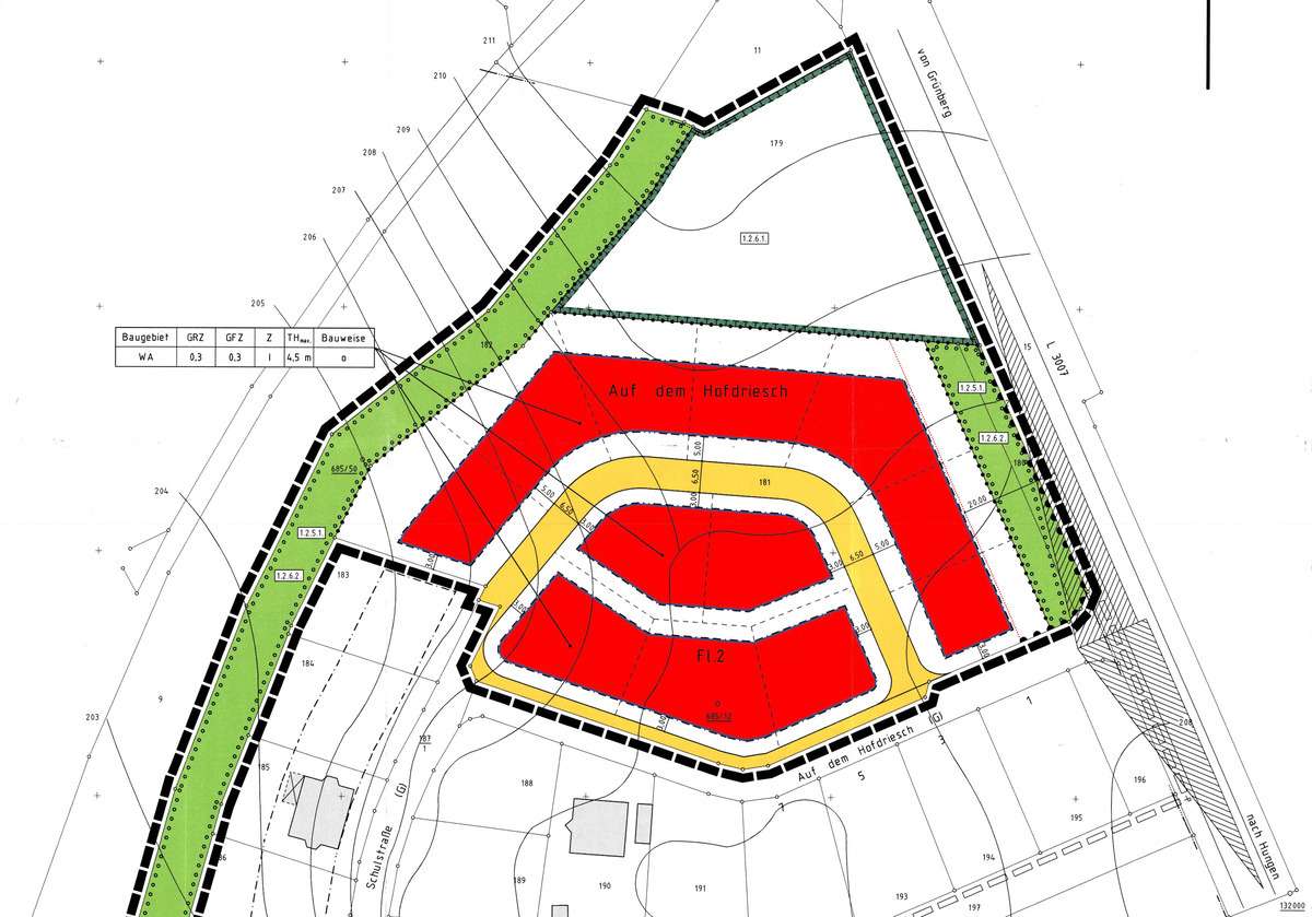 Thumbnail-Grundstück zu verkaufen in Laubach 90.252,00 € 654 m²