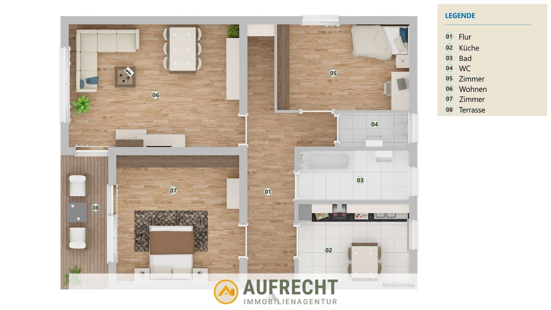 Thumbnail-Wohnung zum Mieten in Dachau 1.145,00 € 78 m²