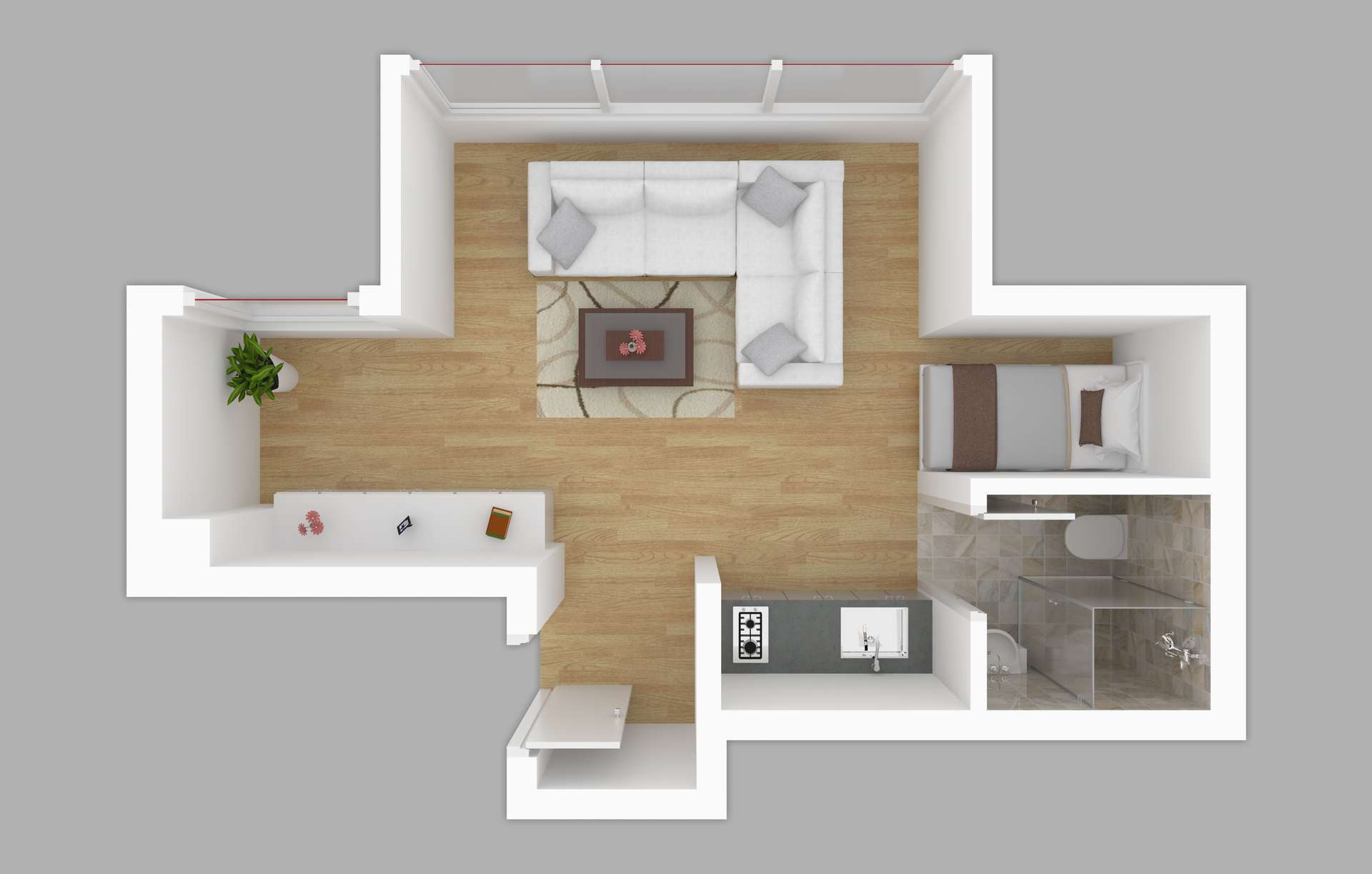 Thumbnail-Wohnung zum Mieten in Neustadt bei Coburg 290,00 € 22 m²