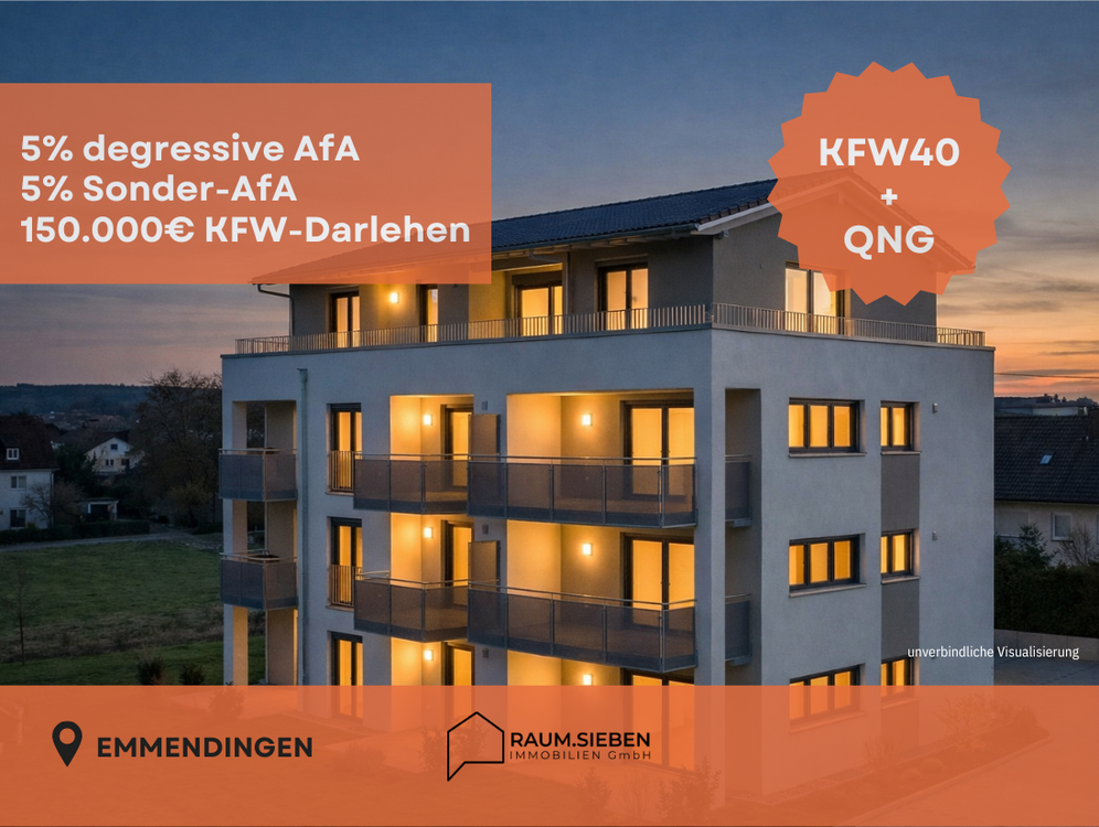 Thumbnail-Wohnung zum Kaufen in Emmendingen 449.500,00 € 75 m²