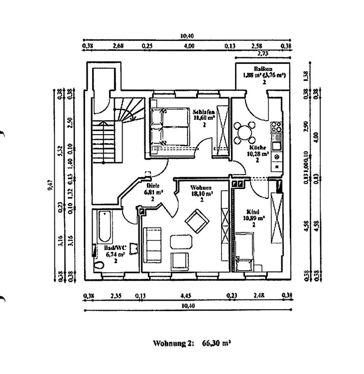 Thumbnail-Wohnung zum Mieten in Plauen 295,00 € 66 m²
