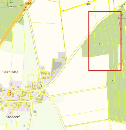 Thumbnail-Grundstück in Kammerstein 54.500,00 € 10840 m²