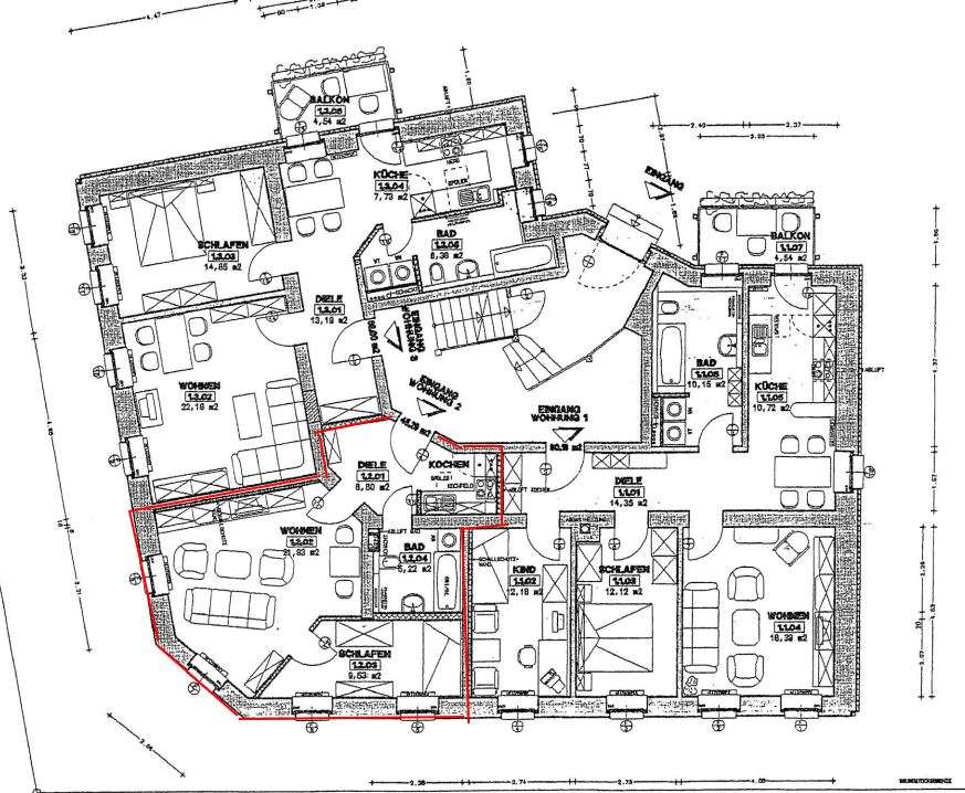 Thumbnail-Wohnung zum Mieten in Leipzig 405,00 € 45 m²