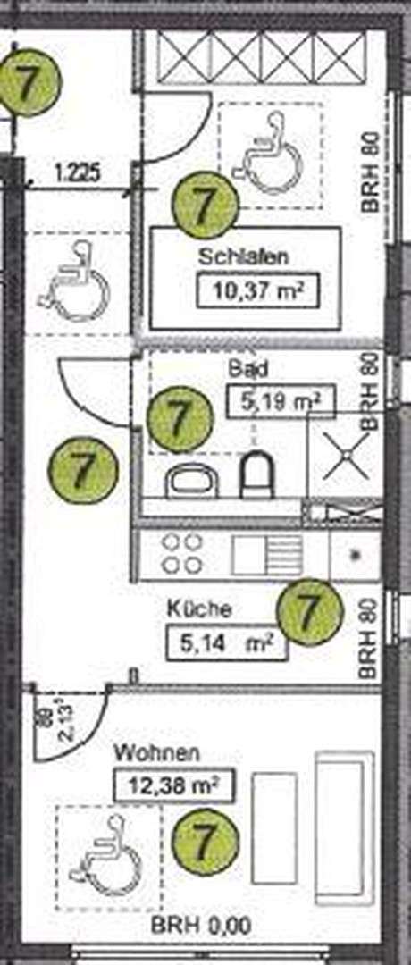 Thumbnail-Wohnung zum Mieten in Berlin 920,00 € 51.63 m²
