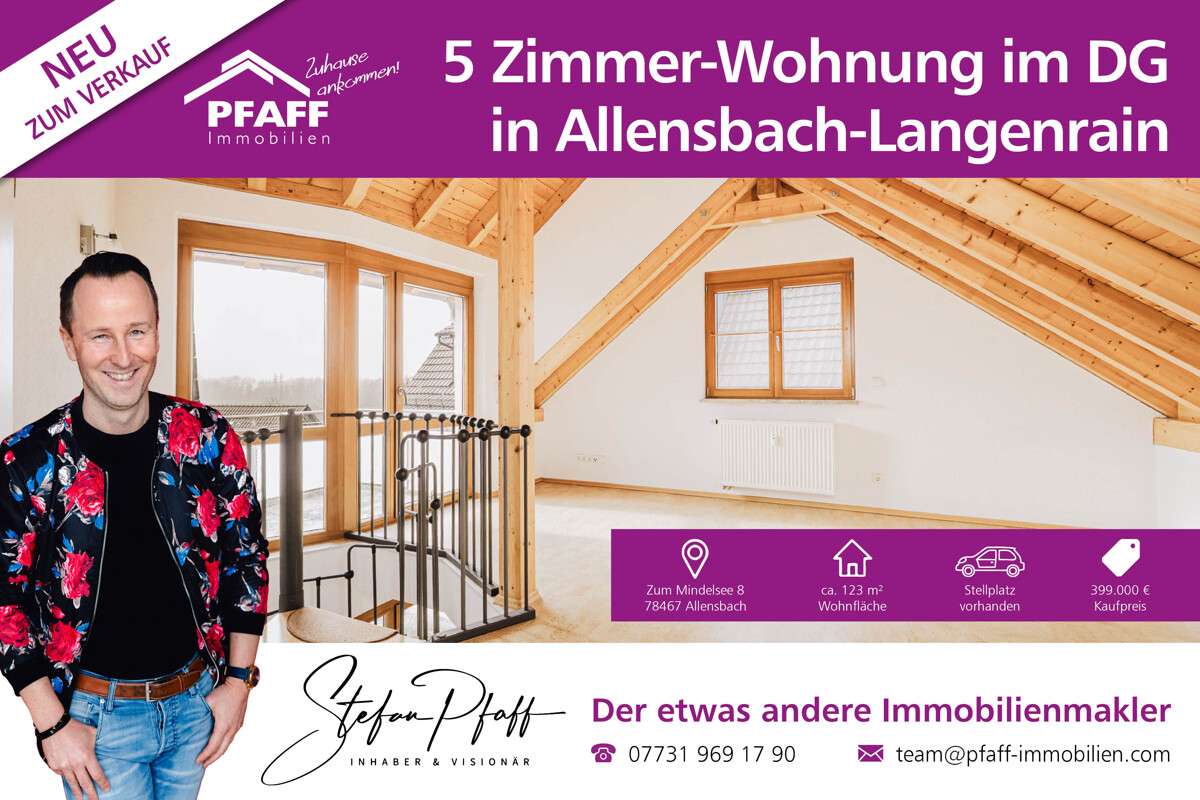 Thumbnail-Wohnung zum Kaufen in Allensbach 399.000,00 € 121.77 m²
