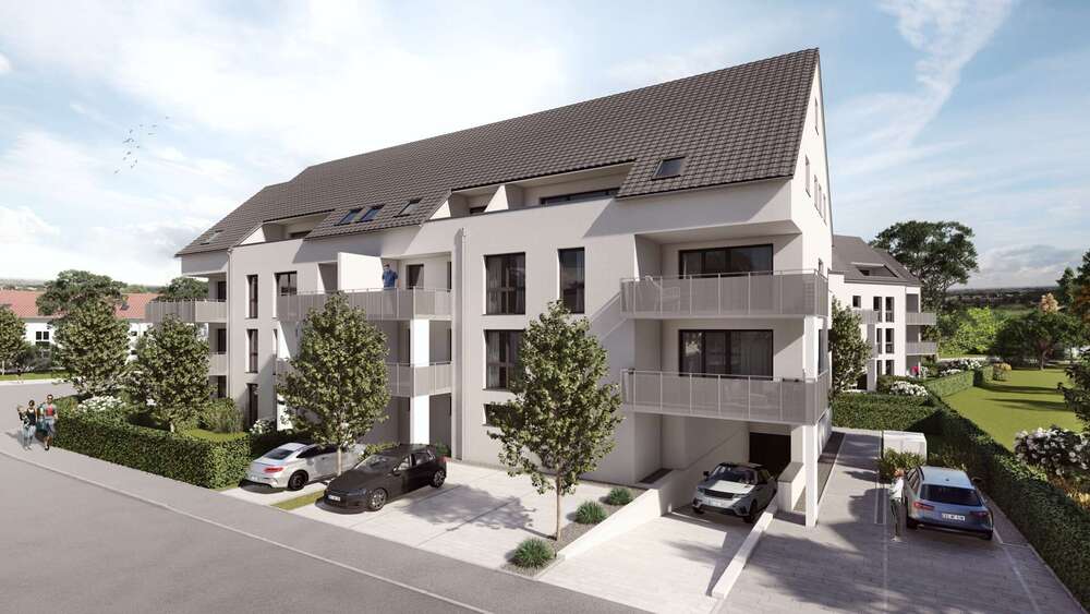 Thumbnail-Wohnung zum Kaufen in Illerkirchberg Unterkirchberg 292.500,00 € 54.38 m²