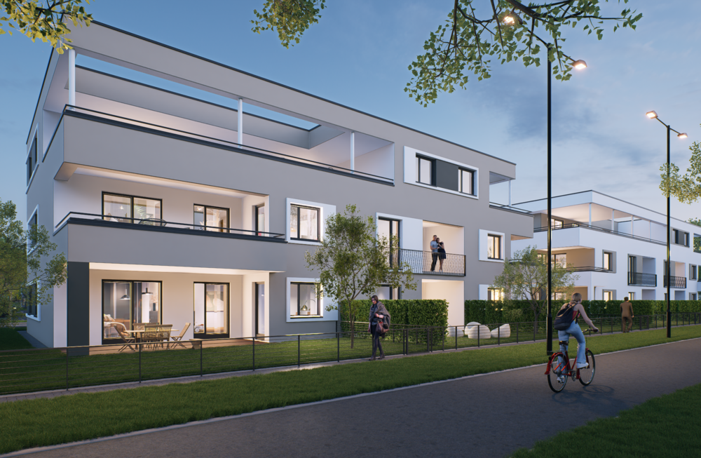 Thumbnail-Wohnung zum Kaufen in Langweid am Lech 361.000,00 € 61.07 m²