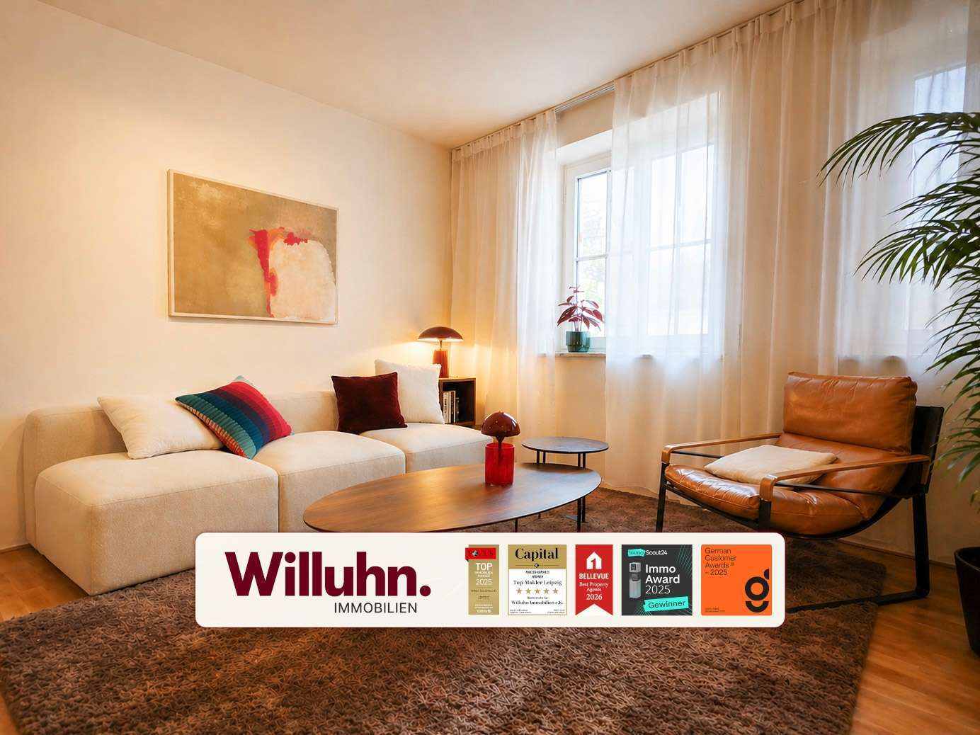 Thumbnail-Wohnung zum Kaufen in Leipzig 290.000,00 € 61 m²