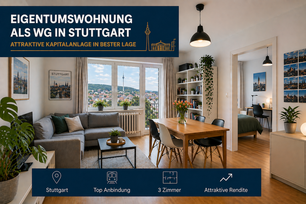 Thumbnail-Wohnung zum Kaufen in Stuttgart 399.000,00 € 62.99 m²