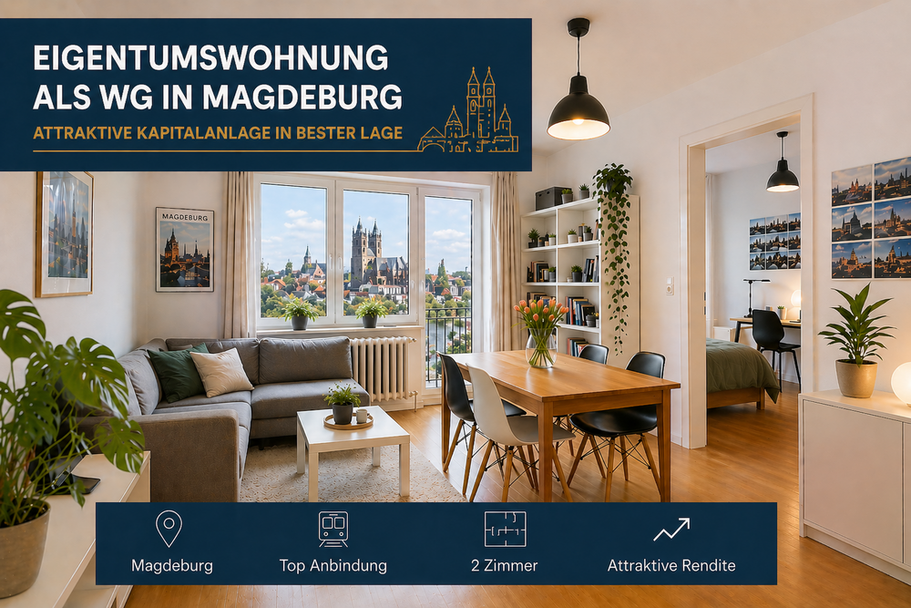 Thumbnail-Wohnung zum Kaufen in Magdeburg 114.026,00 € 69.83 m²