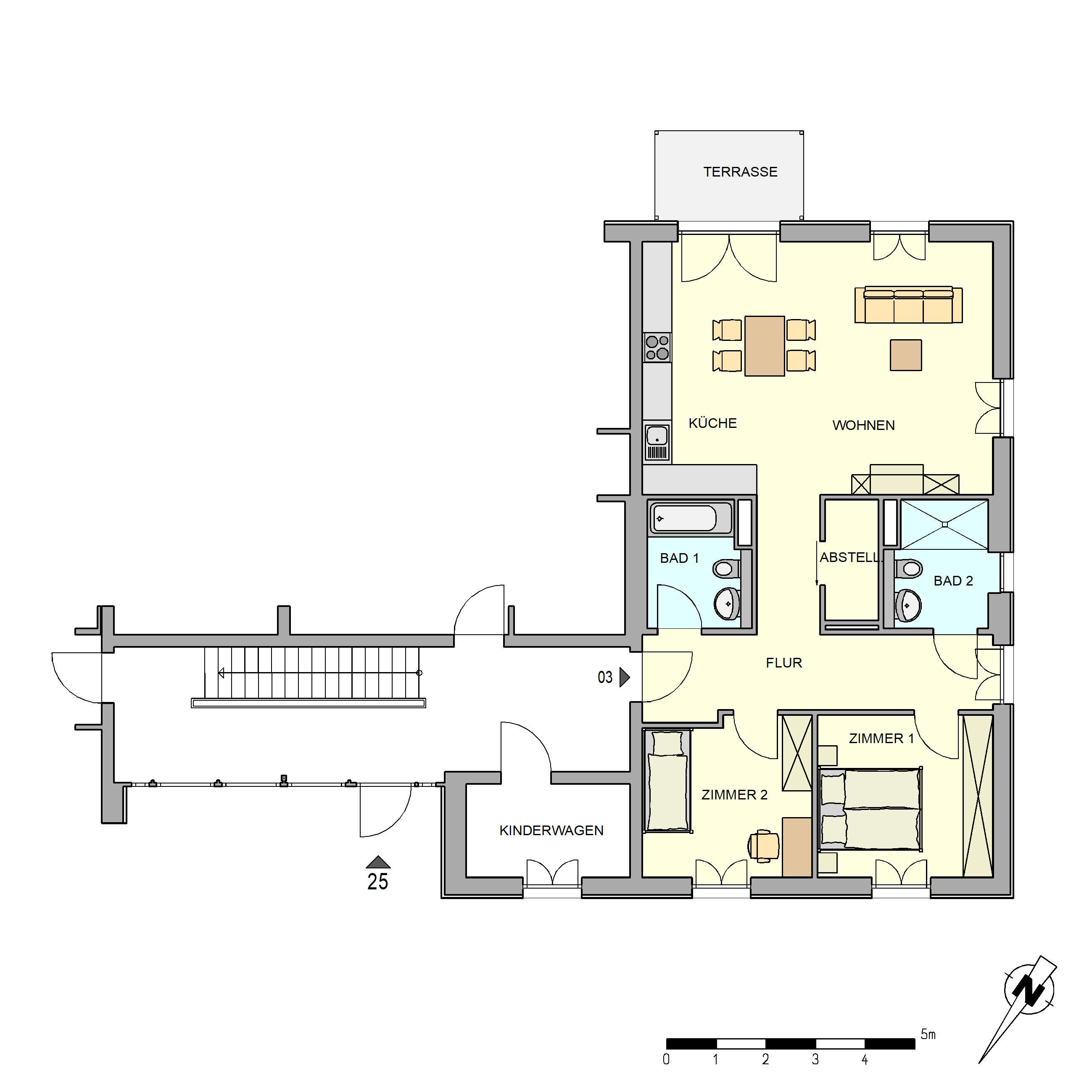 Thumbnail-Wohnung zum Mieten in Weinböhla 1.080,00 € 90 m²