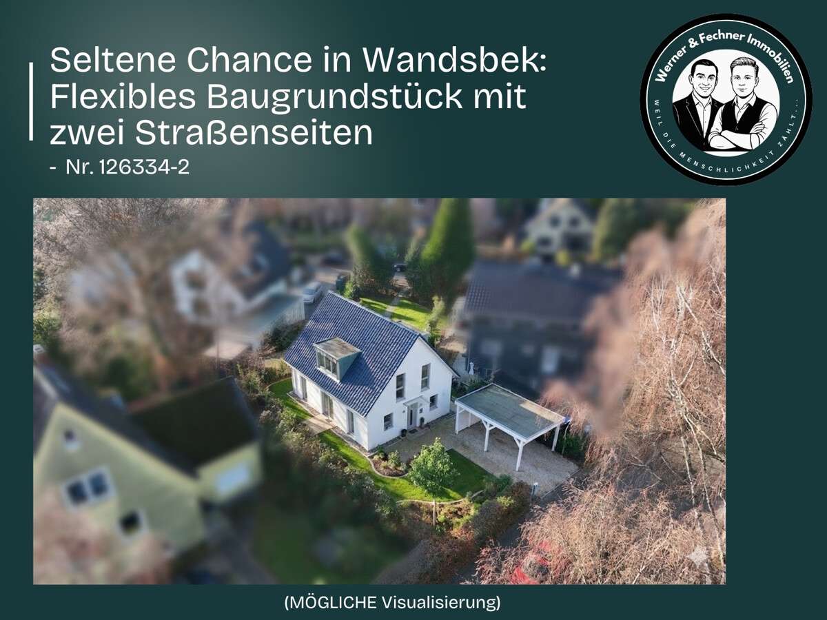 Thumbnail-Grundstück zu verkaufen in Hamburg Wandsbek 474.500,00 € 607 m²