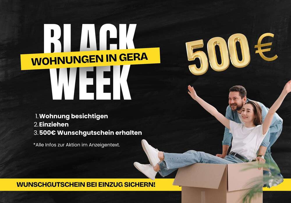 Thumbnail-Wohnung zum Mieten in Gera 320,75 € 58 m²