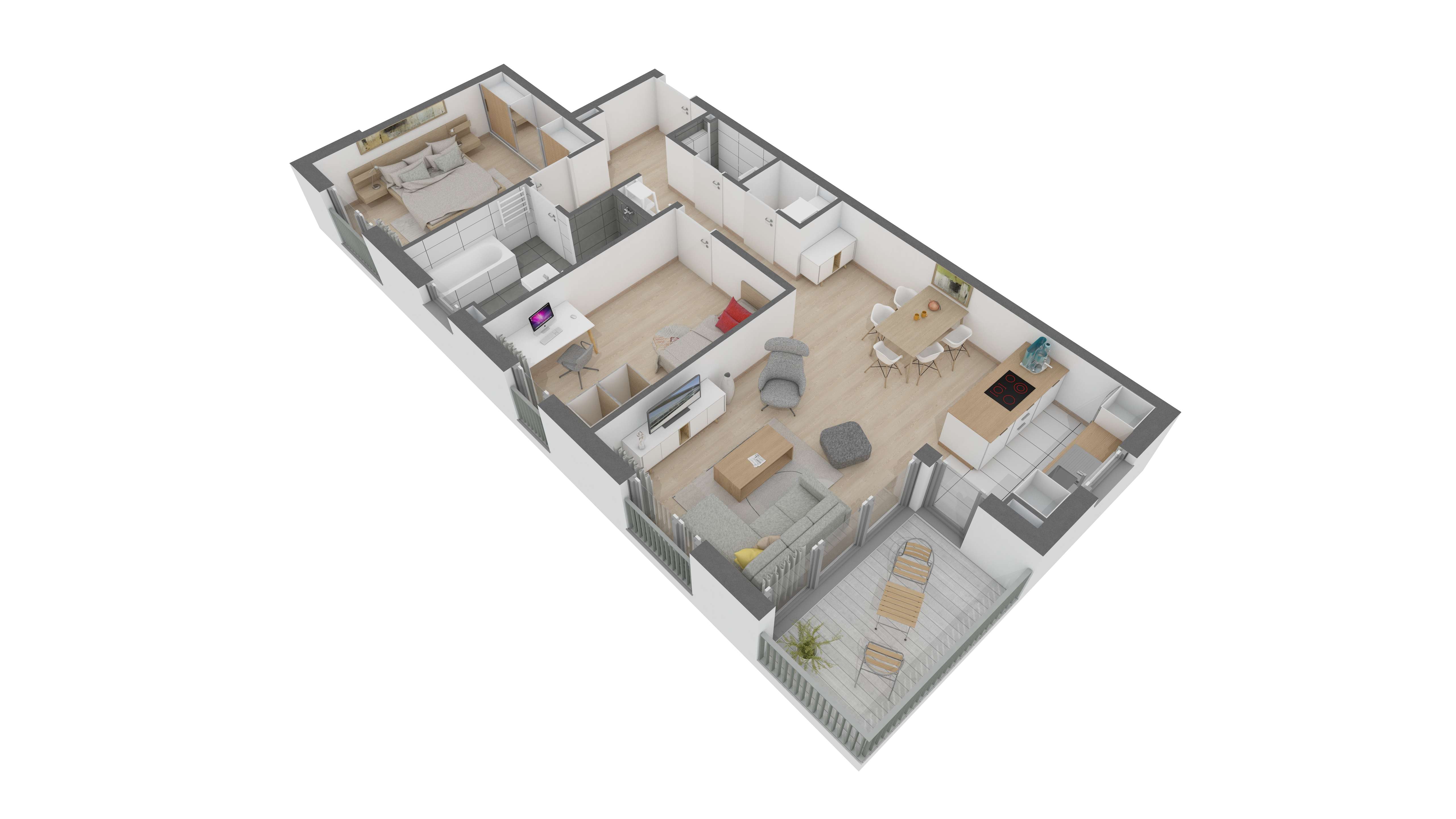Thumbnail-Wohnung zum Kaufen in Offenbach 429.220,00 € 80.6 m²