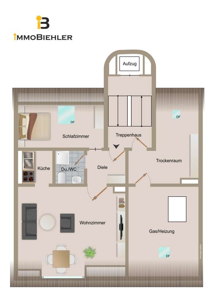 Thumbnail-Wohnung zum Kaufen in Köln 265.000,00 € 53 m²