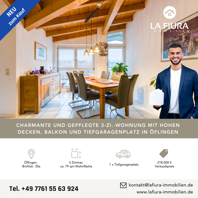 Thumbnail-Wohnung zum Kaufen in Öflingen 218.000,00 € 78.66 m²