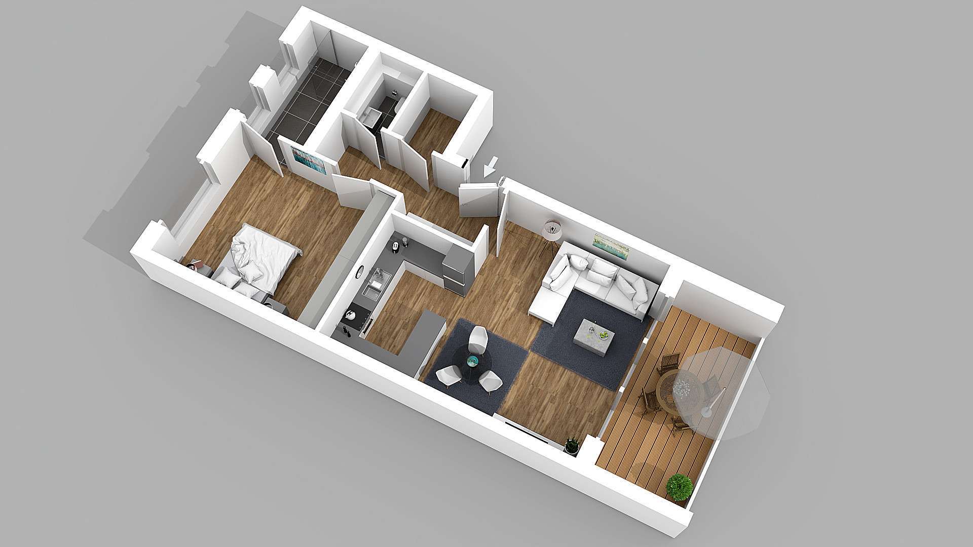Thumbnail-Wohnung zum Mieten in Dortmund 1.081,00 € 78.86 m²
