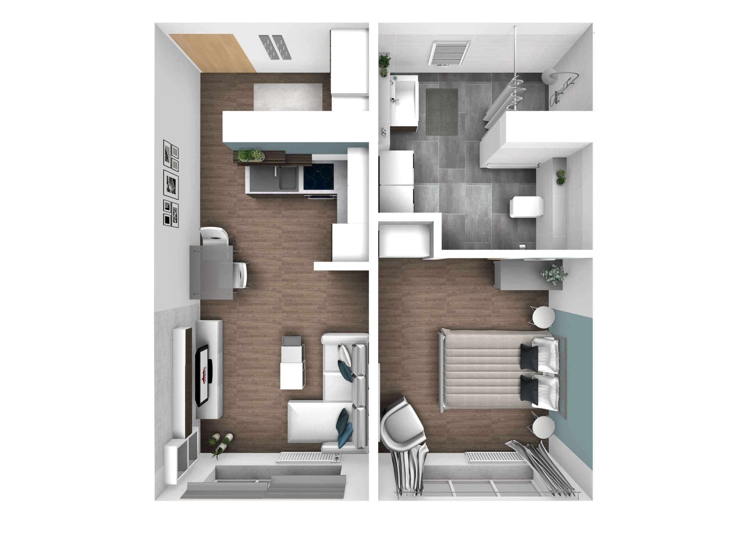 Thumbnail-Wohnung zum Mieten in Querfurt 345,00 € 48.98 m²