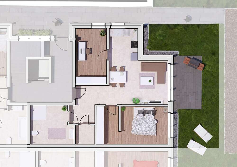 Thumbnail-Wohnung zum Kaufen in Bornheim 375.000,00 € 68.22 m²