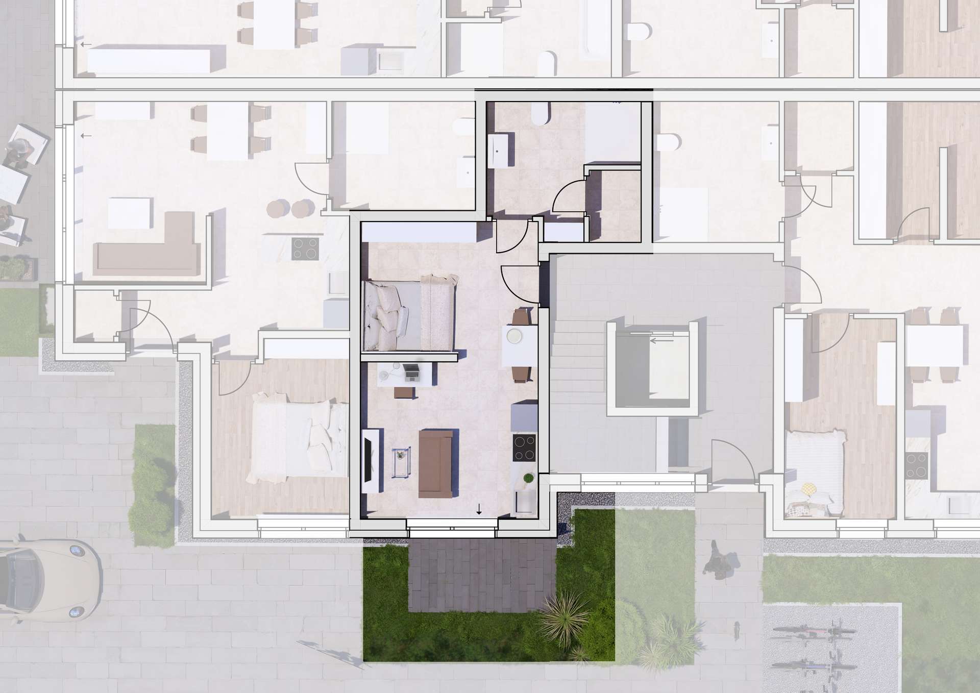 Thumbnail-Wohnung zum Kaufen in Bornheim 215.000,00 € 36.01 m²