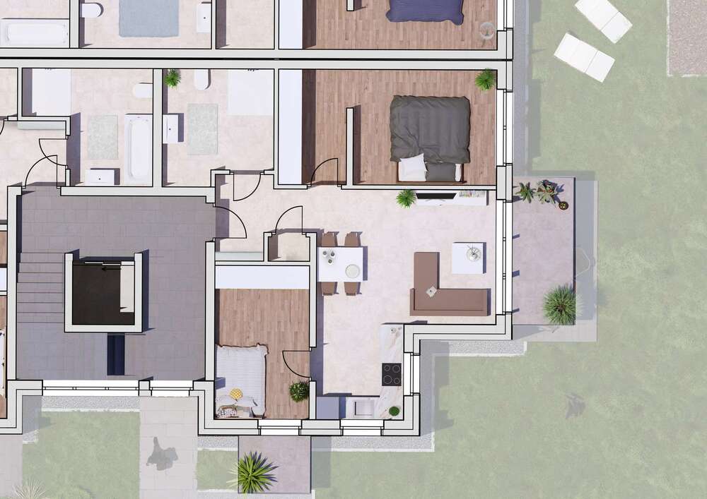 Thumbnail-Wohnung zum Kaufen in Bornheim 359.000,00 € 62.8 m²
