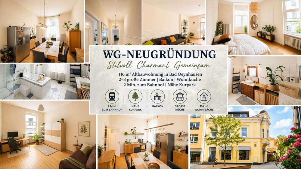 Thumbnail-Wohnung zum Mieten in Bad Oeynhausen 360,00 € 116 m²