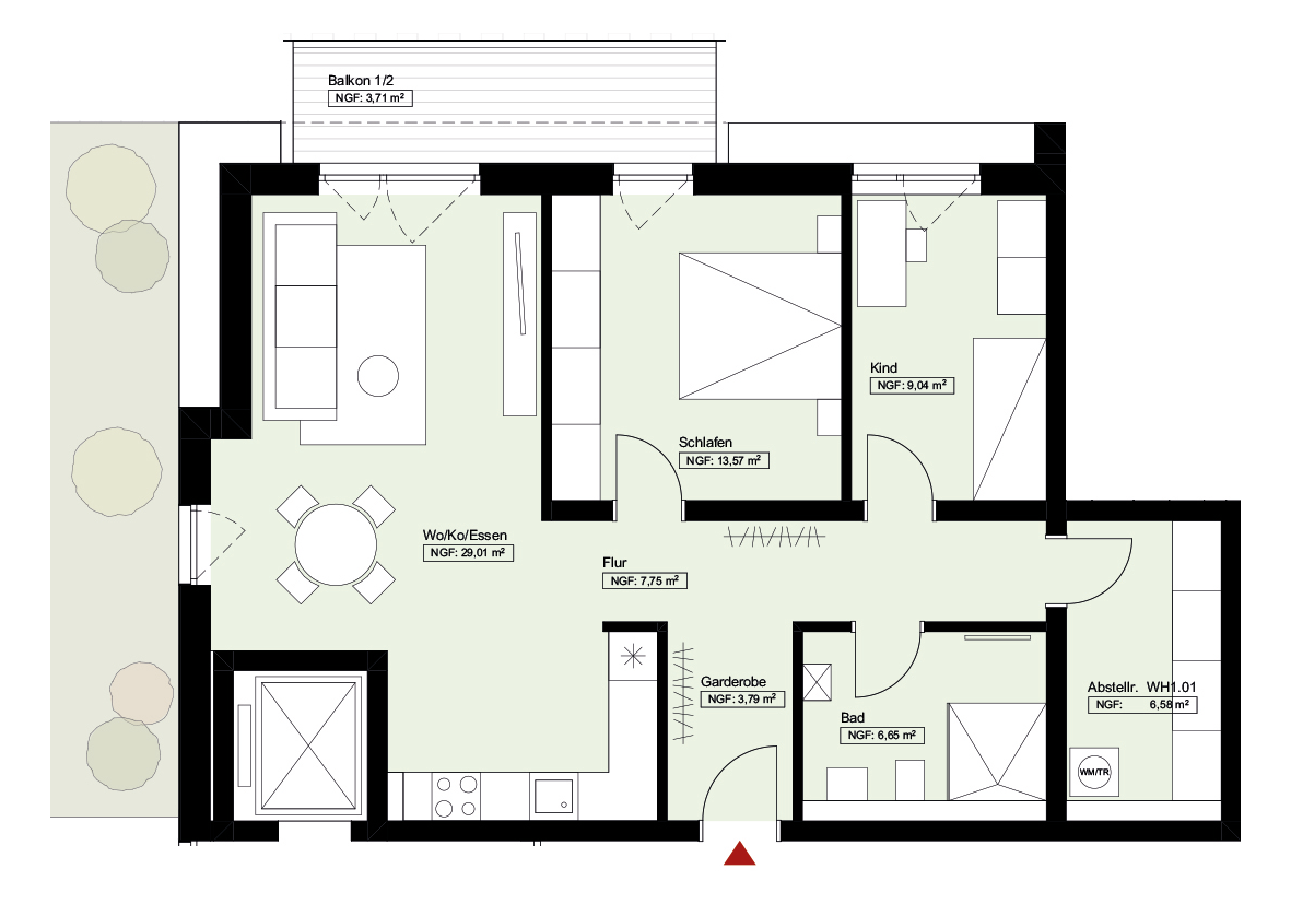 Thumbnail-Wohnung zum Kaufen in Bretten 405.000,00 € 77.81 m²