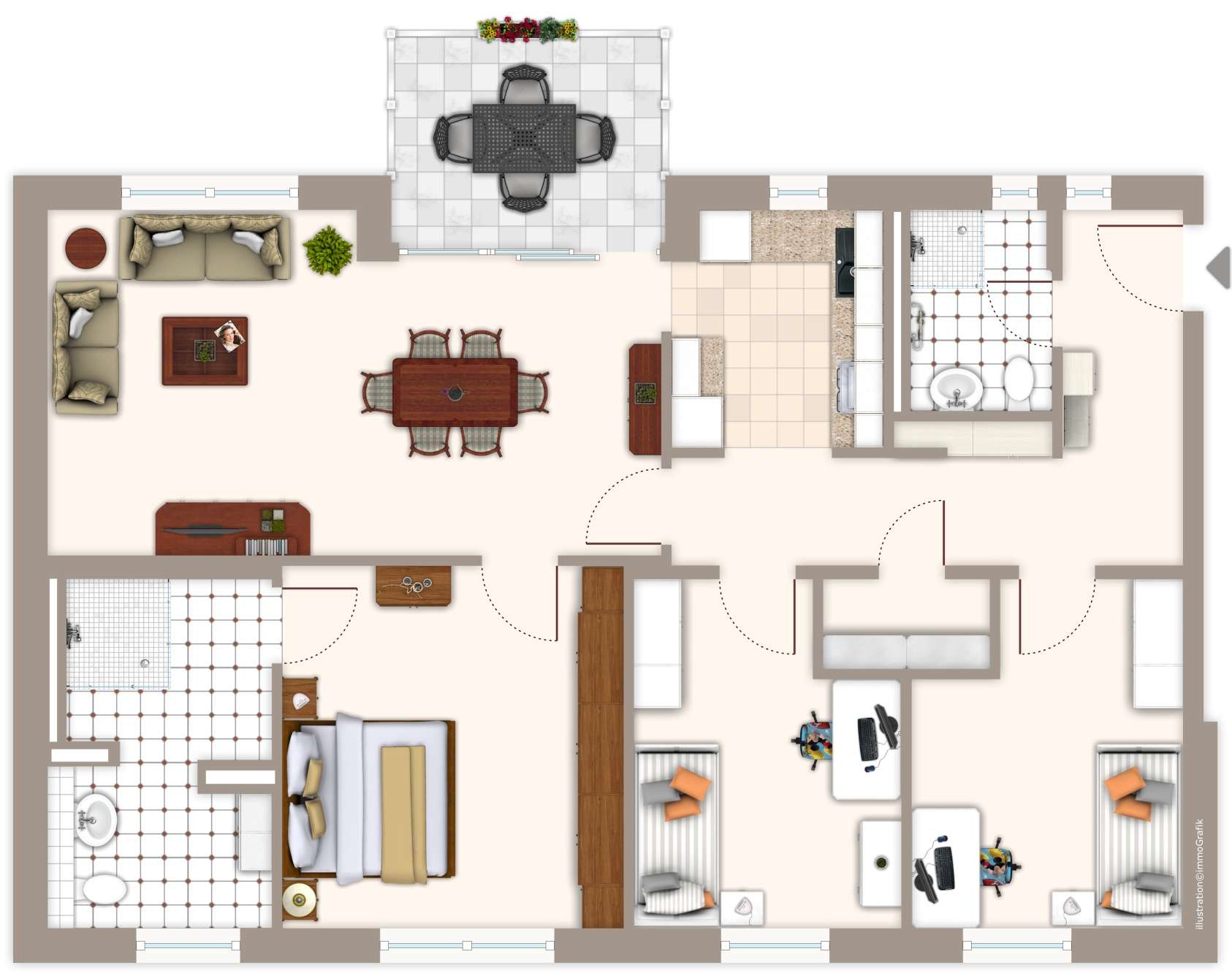 Thumbnail-Wohnung zum Mieten in Vaihingen an der Enz 1.288,00 € 94 m²