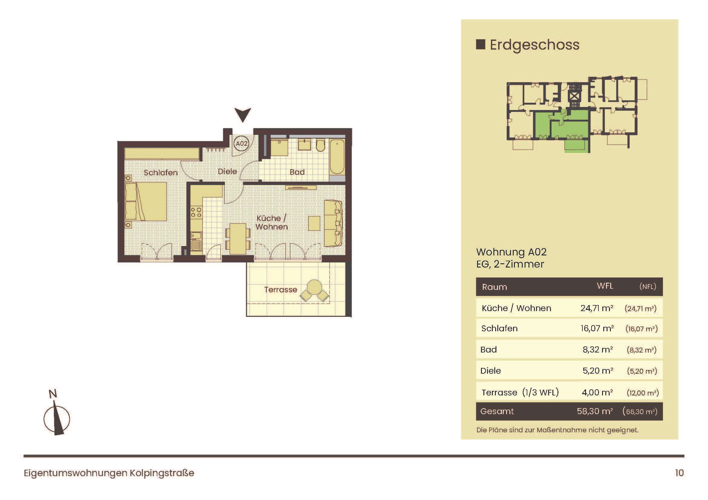 Thumbnail-Wohnung zum Mieten in Ebersberg 1.050,00 € 58.3 m²