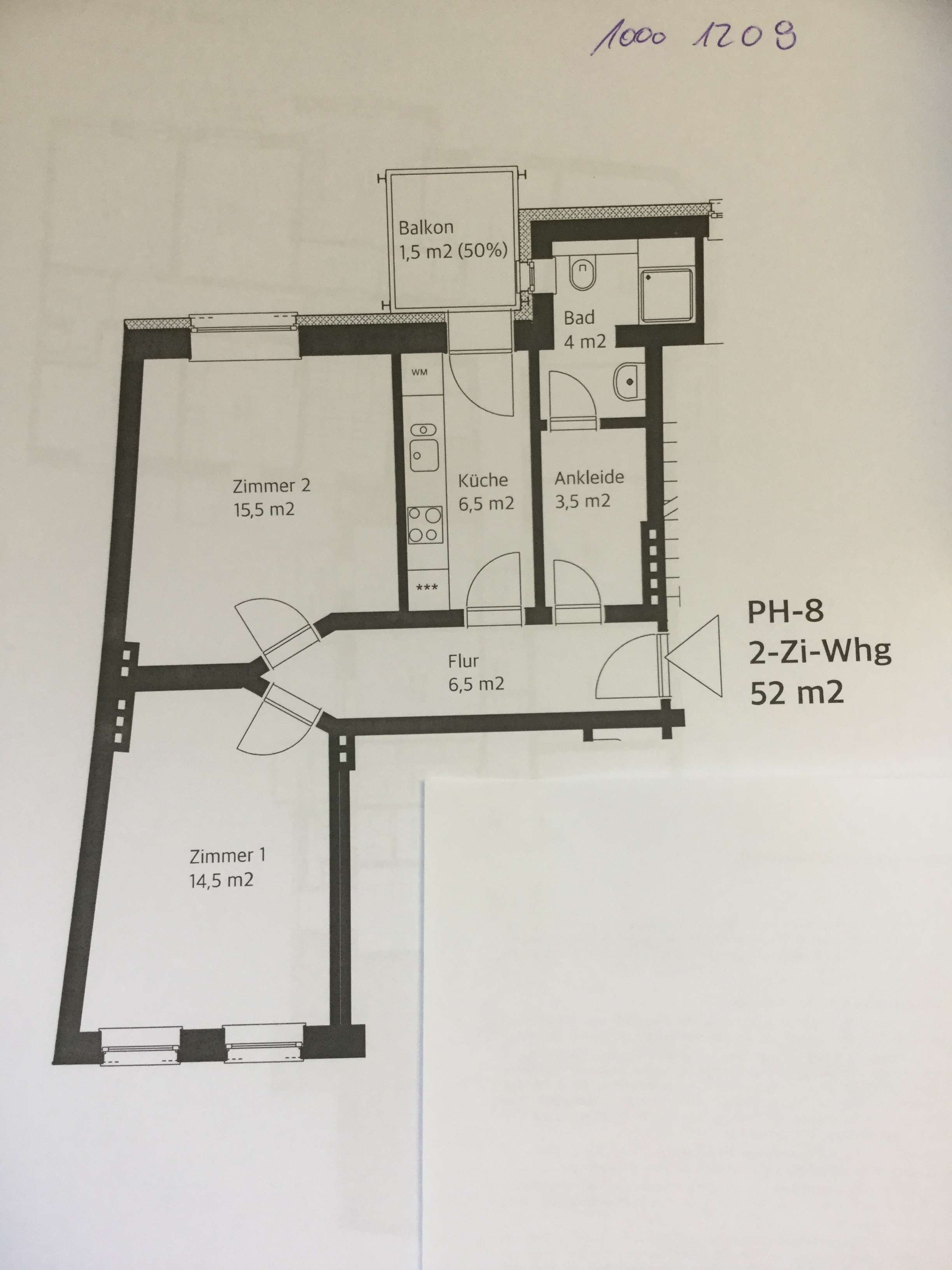 Thumbnail-Wohnung zum Mieten in Wilhelmshaven 599,00 € 52 m²