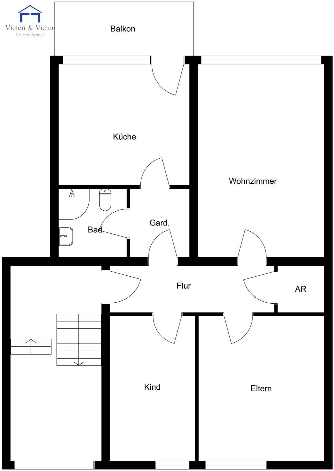 Thumbnail-Wohnung zum Kaufen in Linnich 129.000,00 € 72 m²