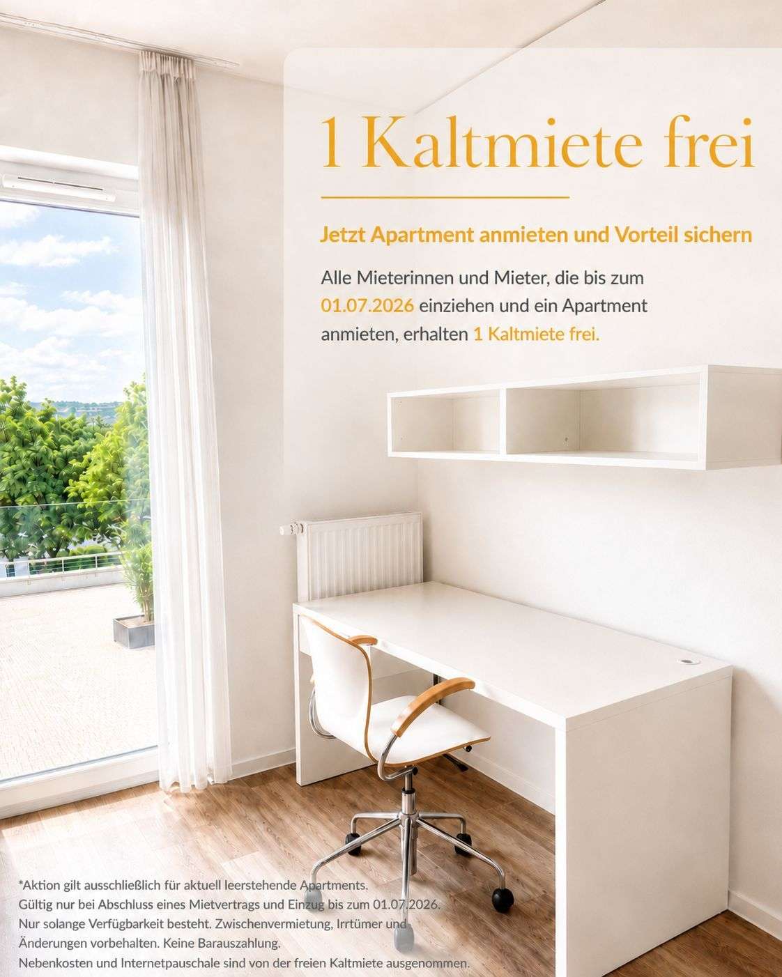 Thumbnail-Wohnung zum Mieten in Wiesbaden 499,00 € 20 m²