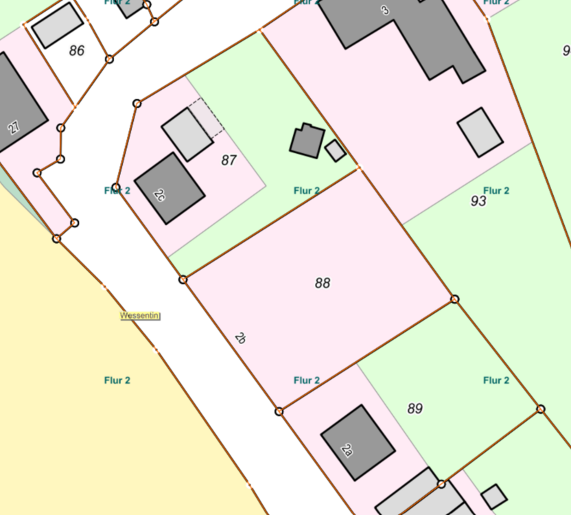 Thumbnail-Grundstück zu verkaufen in Wessentin 70.000,00 € 1083 m²