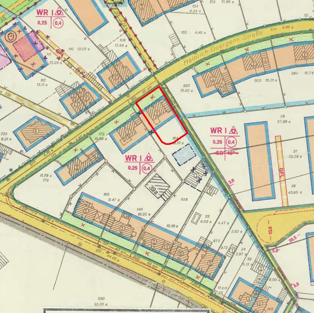 Thumbnail-Grundstück zu verkaufen in Krefeld 359.000,00 € 481 m²