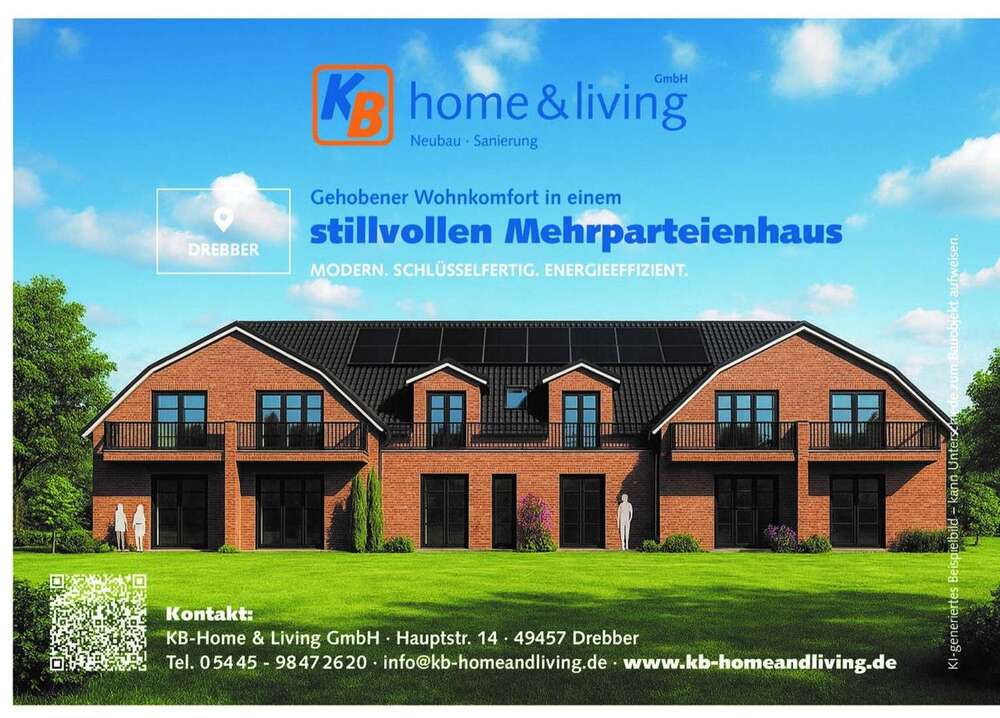 Thumbnail-Wohnung zum Mieten in Drebber 780,00 € 68 m²