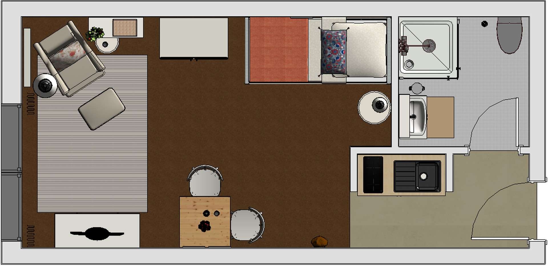 Thumbnail-Wohnung zum Mieten in Dresden 425,00 € 27.5 m²