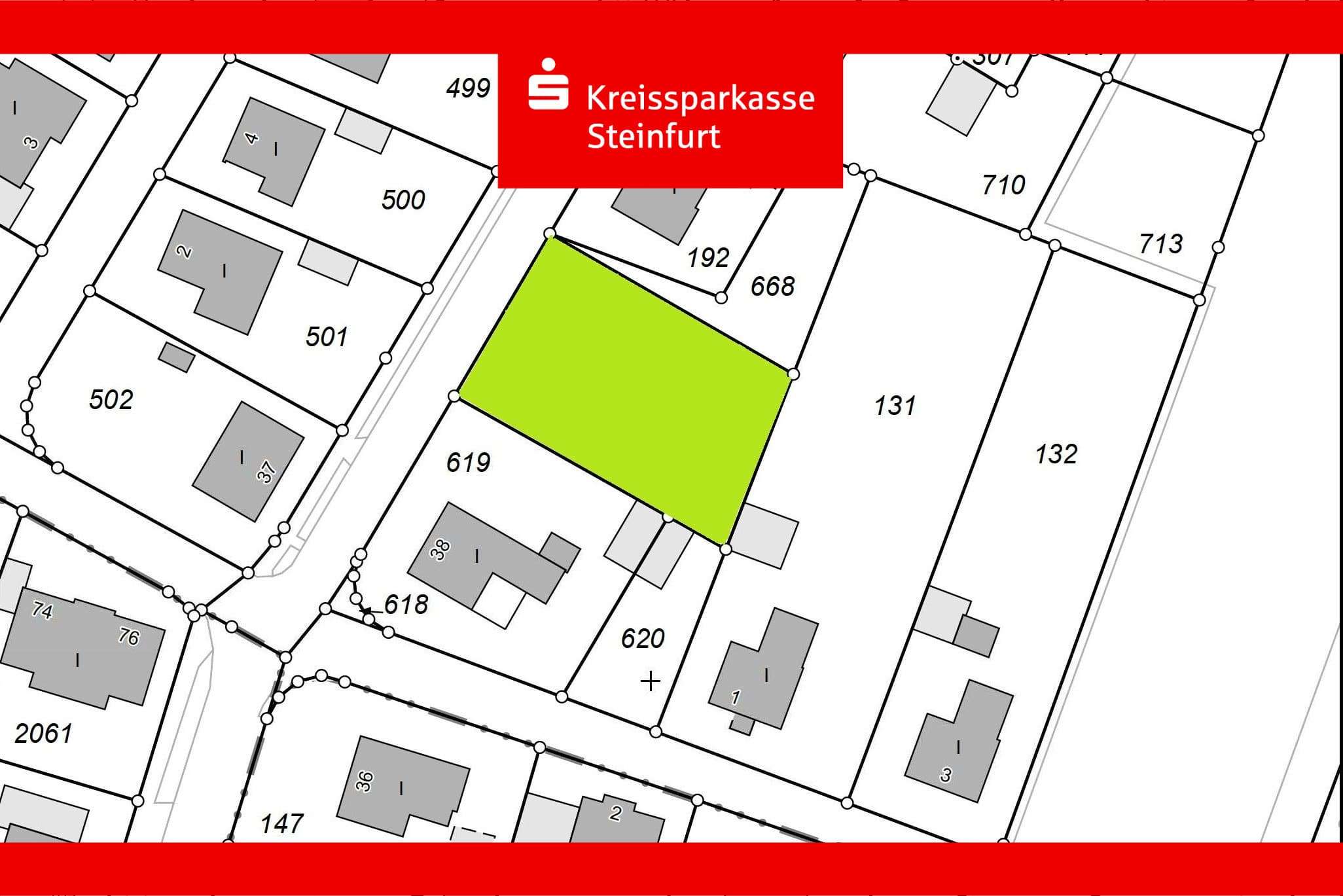 Thumbnail-Grundstück zu verkaufen in Ibbenbüren 169.000,00 € 929 m²