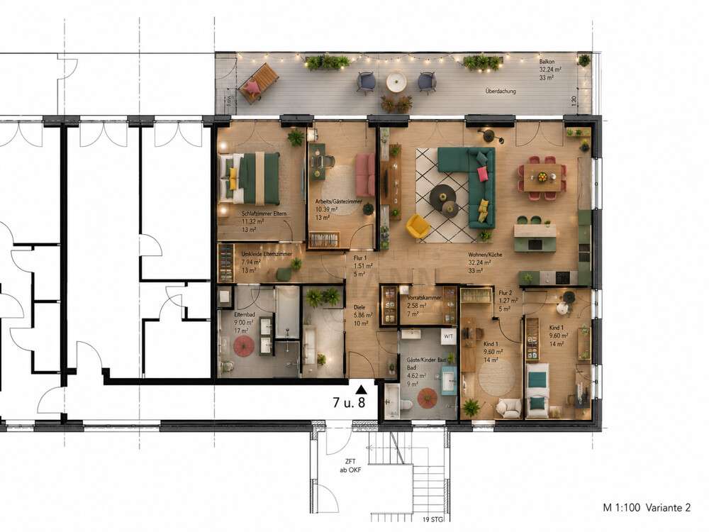 Thumbnail-Wohnung zum Kaufen in Würzburg 932.000,00 € 136 m²