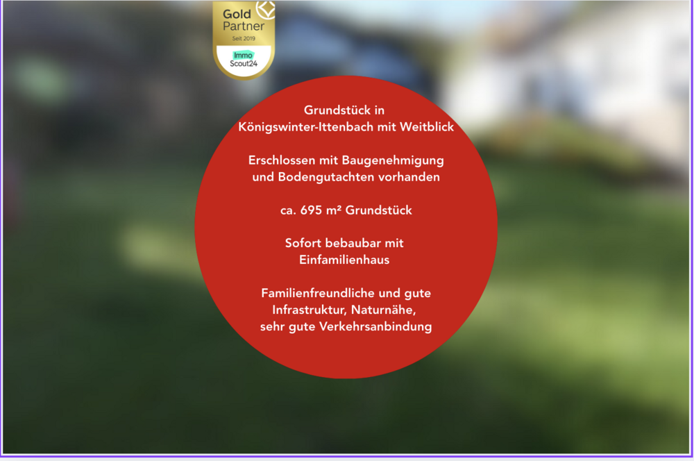 Thumbnail-Grundstück zu verkaufen in Königswinter 329.000,00 € 695 m²