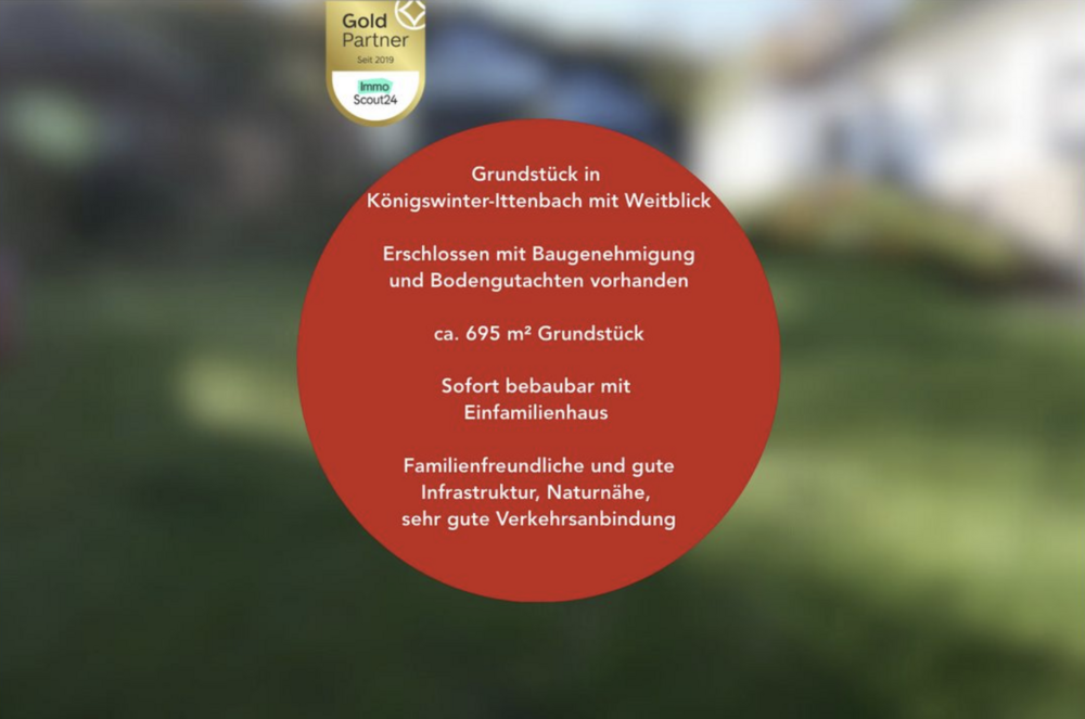 Thumbnail-Grundstück zu verkaufen in Königswinter 329.000,00 € 695 m²