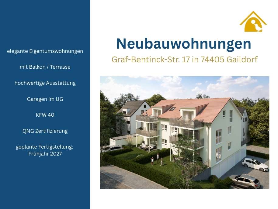 Thumbnail-Wohnung zum Kaufen in Gaildorf 389.900,00 € 84.25 m²