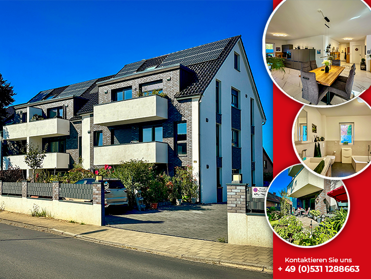 Thumbnail-Wohnung zum Mieten in Braunschweig 1.198,00 € 95.81 m²