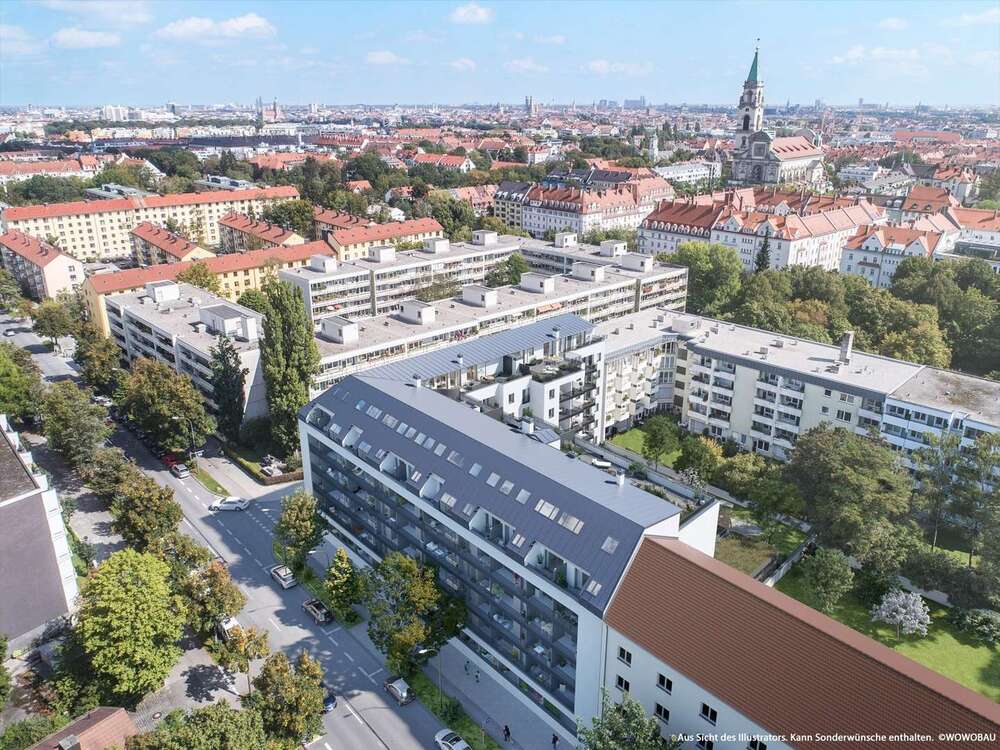 Thumbnail-Wohnung zum Mieten in München - Sendling-Westpark 930,00 € 20.82 m²