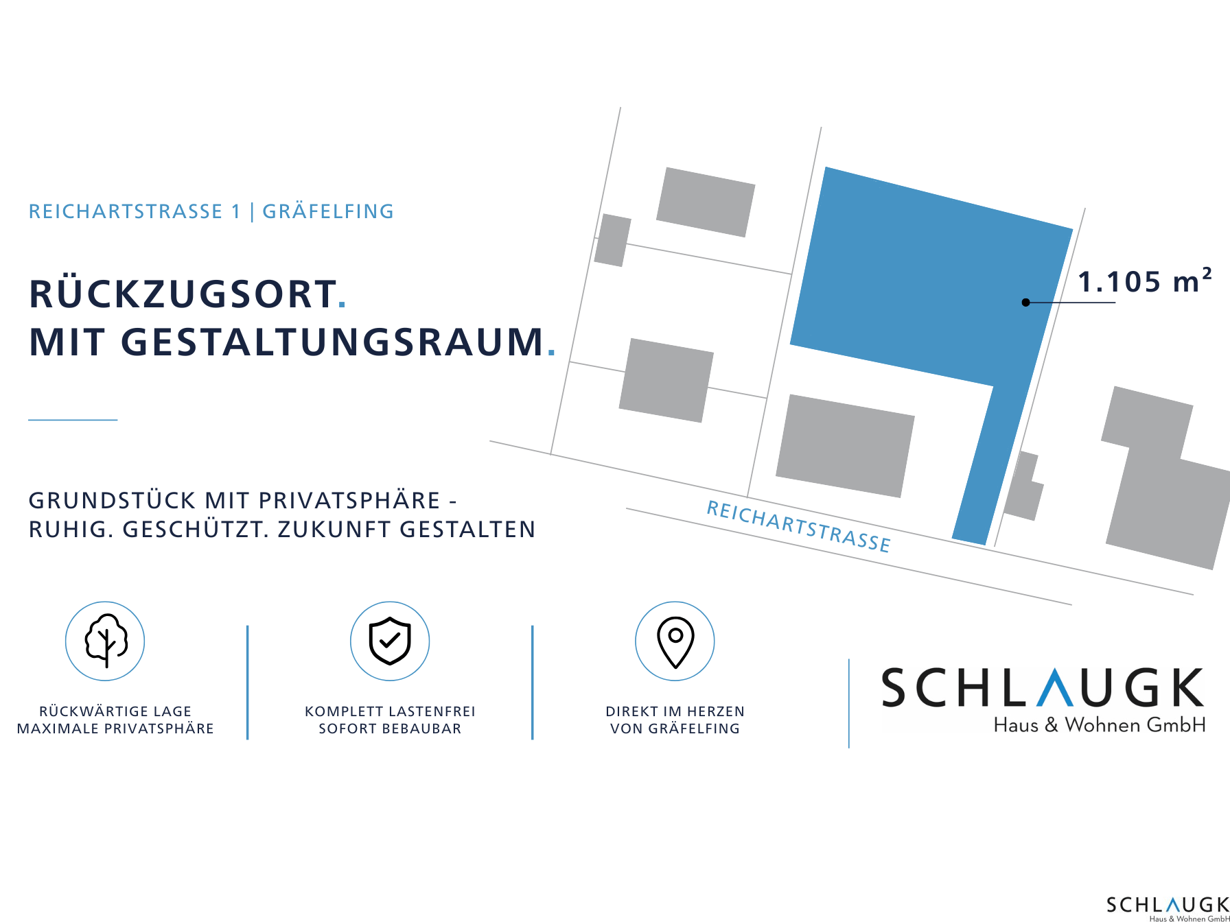 Thumbnail-Grundstück zu verkaufen in Gräfelfing 2.950.000,00 € 1105 m²