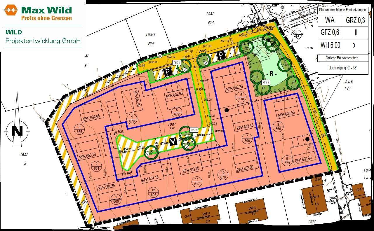 Thumbnail-Grundstück zu verkaufen in Ochsenhausen-Laubach 119.600,00 € 598 m²