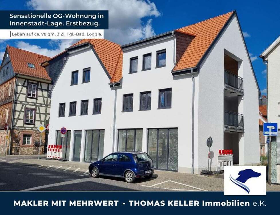 Thumbnail-Wohnung zum Mieten in Nidda 1.000,00 € 78.3 m²