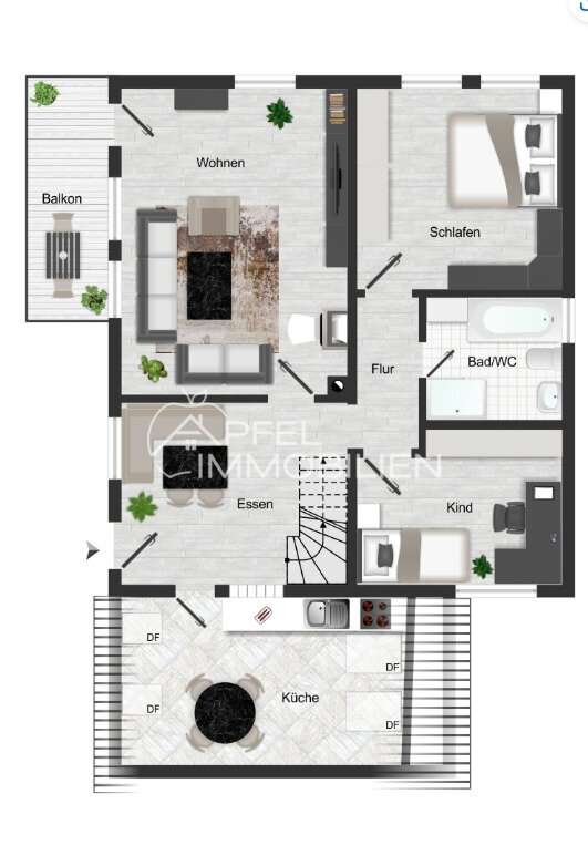 Thumbnail-Wohnung zum Kaufen in Vaihingen an der Enz 205.000,00 € 128 m²