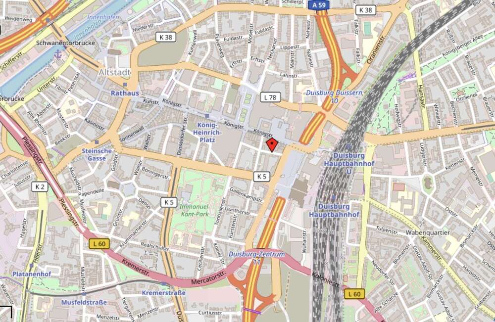 Thumbnail-Wohnung zum Mieten in Duisburg 1.200,00 € 164 m²