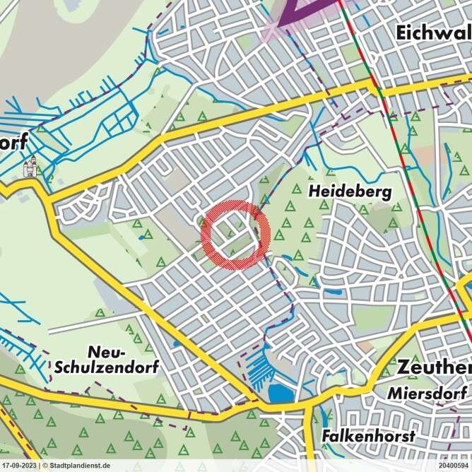 Thumbnail-Grundstück zu verkaufen in Schulzendorf 299.000,00 € 620 m²