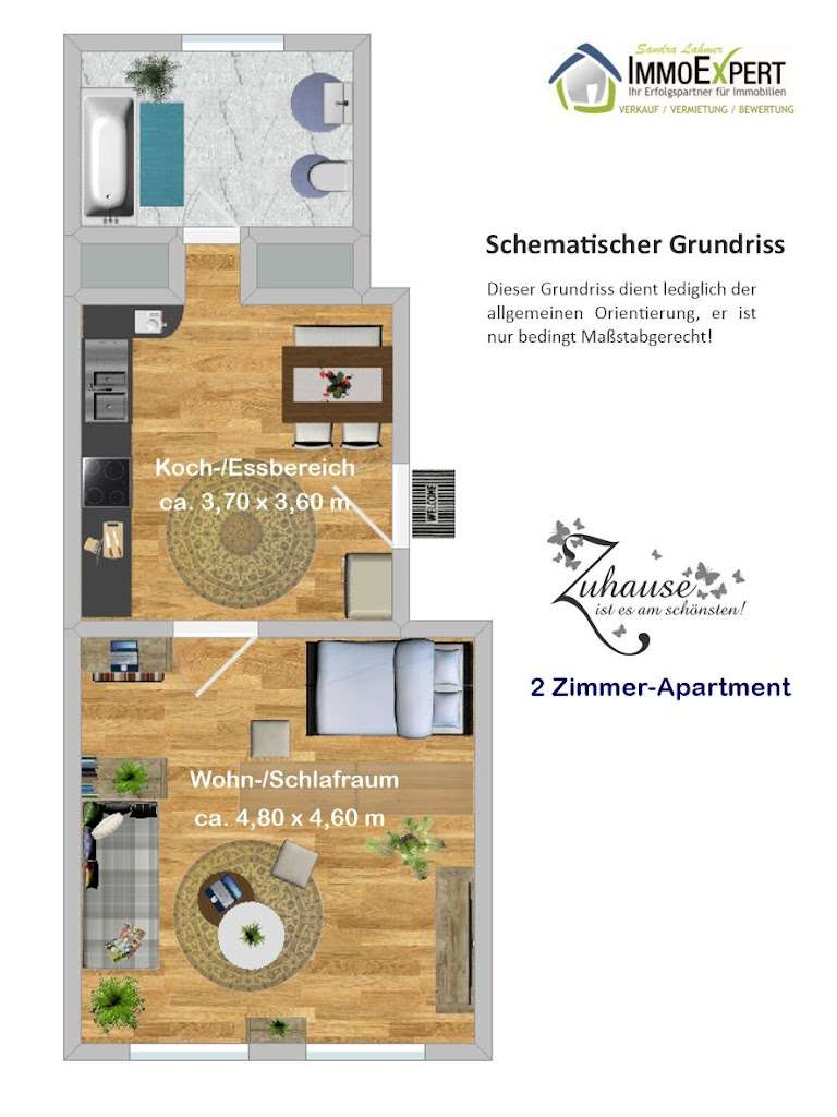 Thumbnail-Wohnung zum Mieten in Essen 330,00 € 49.52 m²